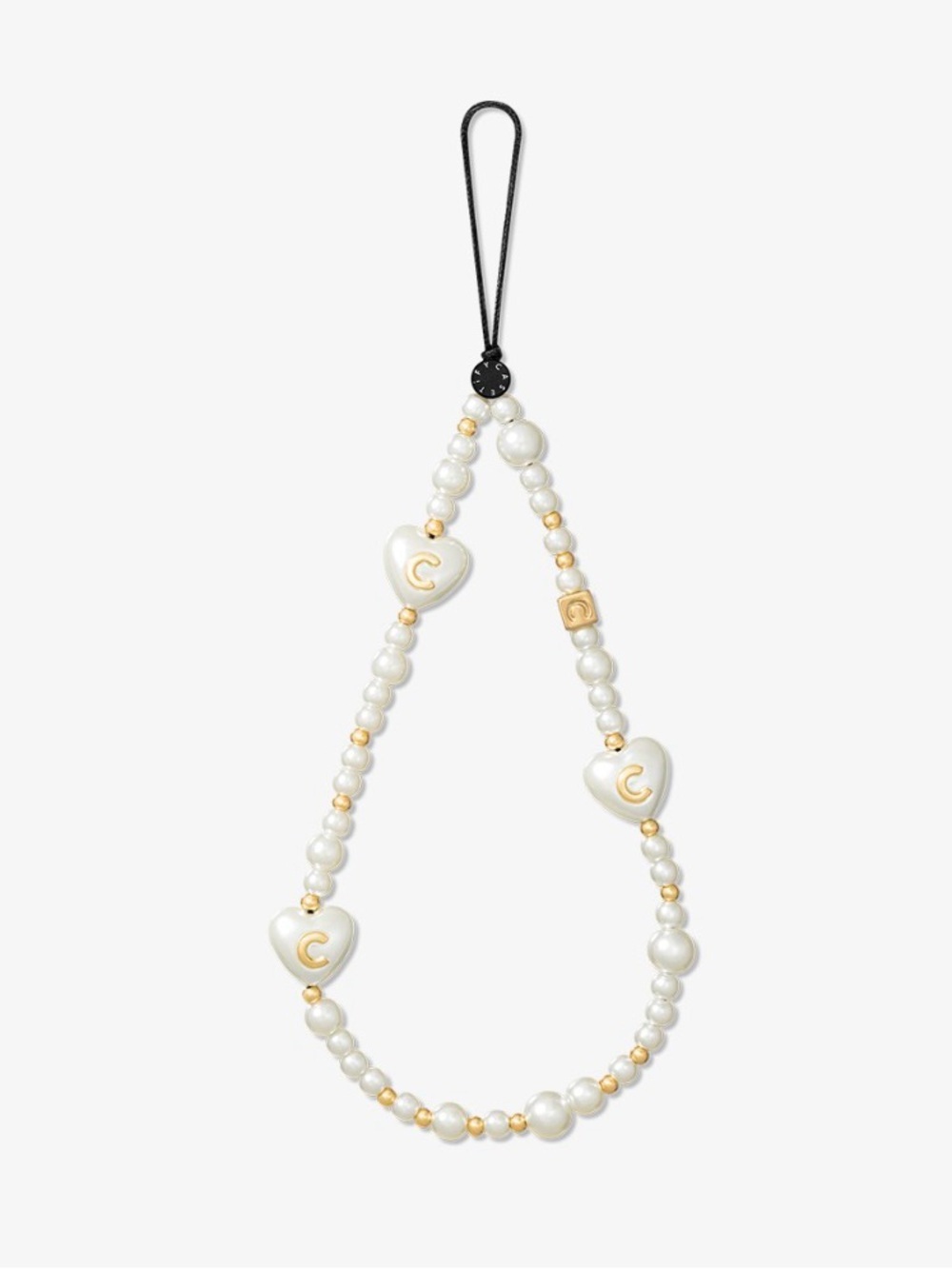 NWT Casetify Pearl Phone Charm - Pearly Heart